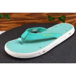 Columbia Sz 9 M Blue Flip Flop Synthetic Women Sandals‎